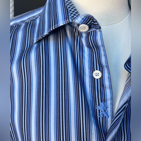 Bugatchi: Long-Sleeve Button Down Dress Shirt - Picture 3 of 5